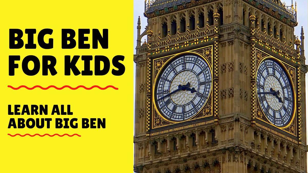 'Video thumbnail for Big Ben For Kids - Elizabeth Tower Facts'