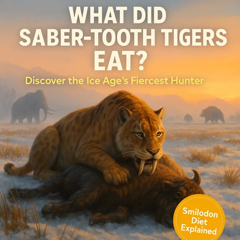 what did saber tooth tigers eat