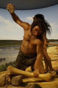 stone age man hunting