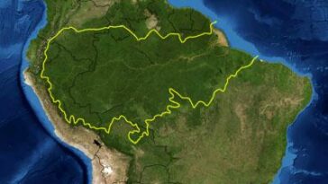 amazon rainforest map