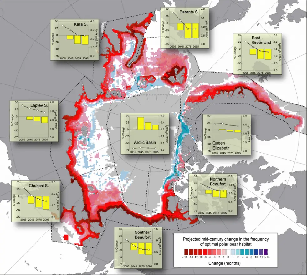 polar bear habitat map