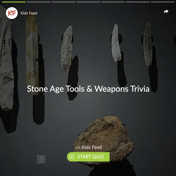 Stone Age Tools Trivia