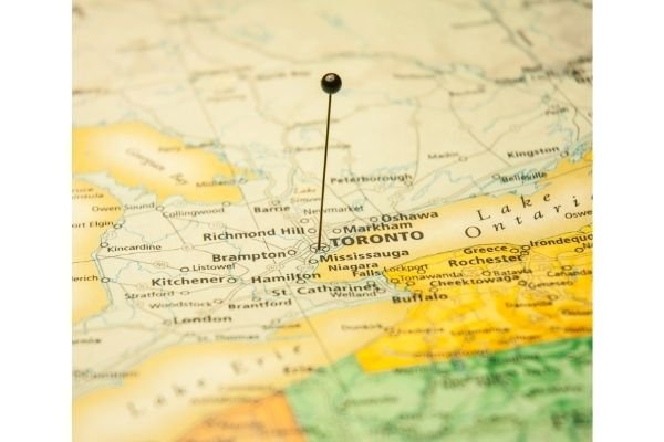 Niagara Falls map Facts