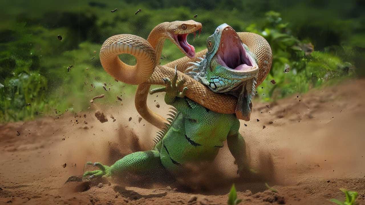 predators of iguanas