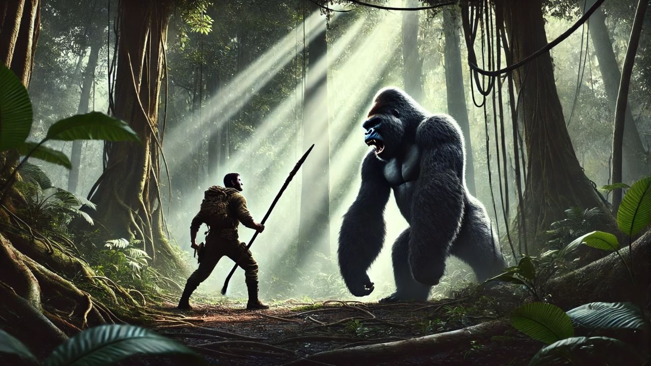 Silverback Gorilla Vs Human