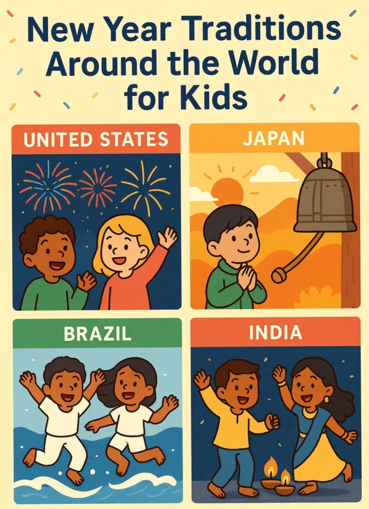 New Year Traditions Around the World for Kids