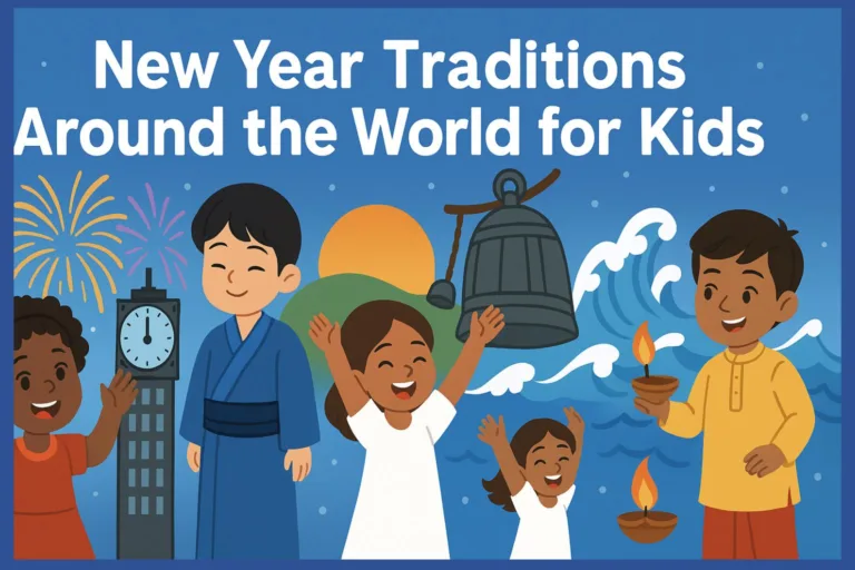 New Year Traditions around the world for kids