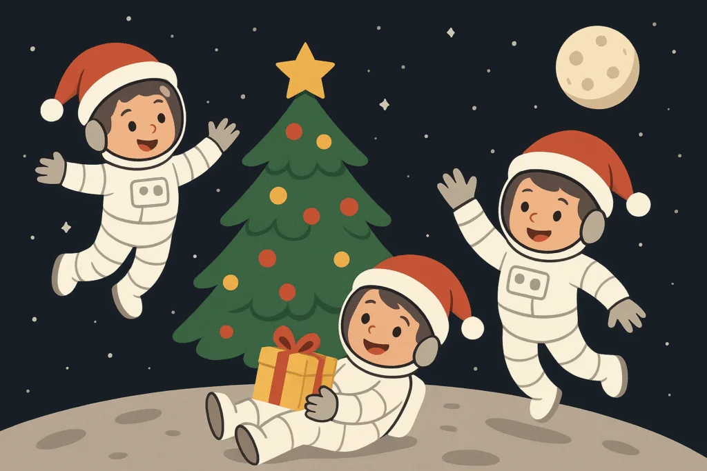 Christmas in Space For Kids