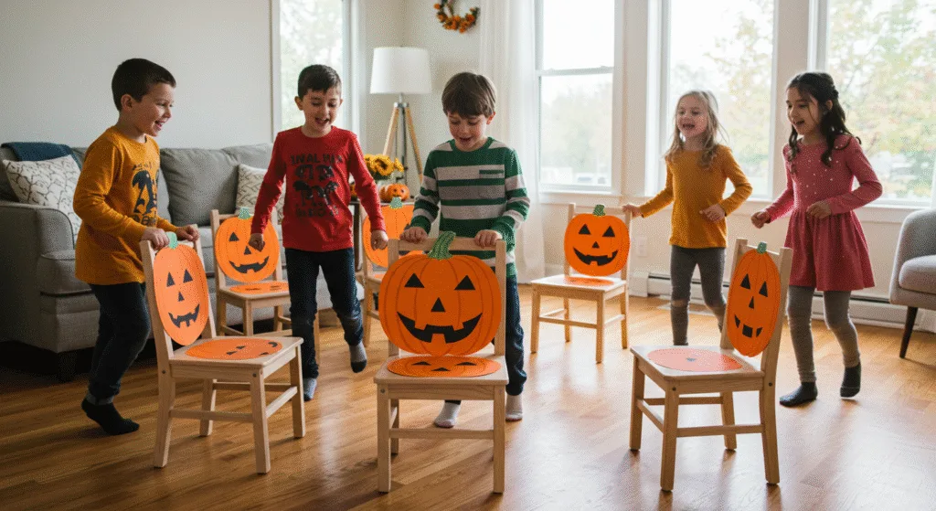 Indoor Halloween Games for Kids Like Musical Pumpkins