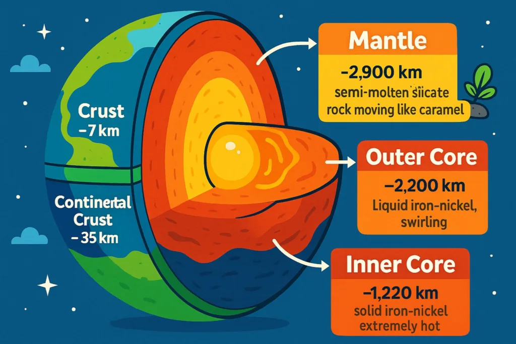 What is in the Geosphere?