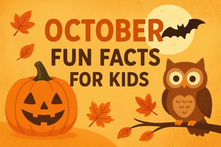 October Fun Facts For Kids