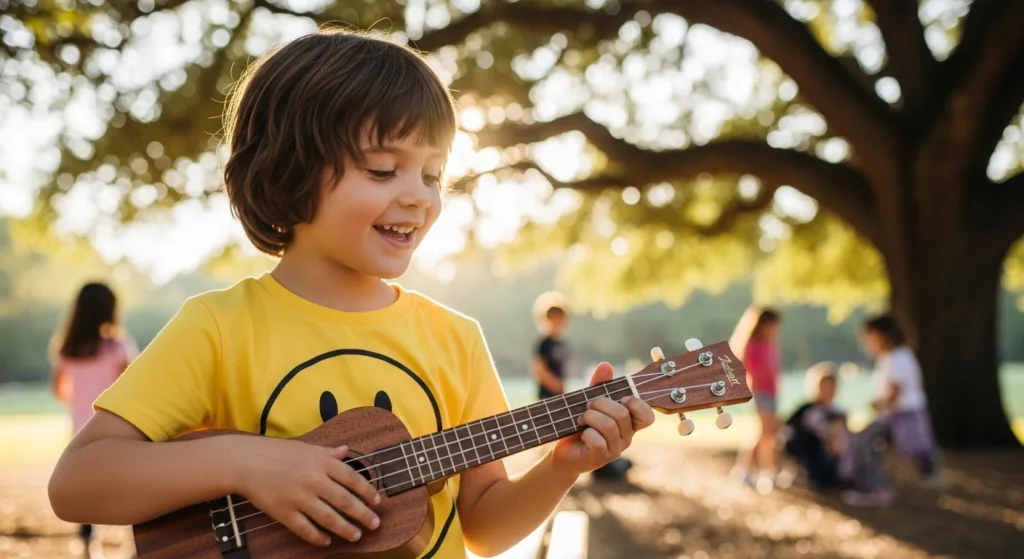 Ukulele is an amazing instrument for kids.