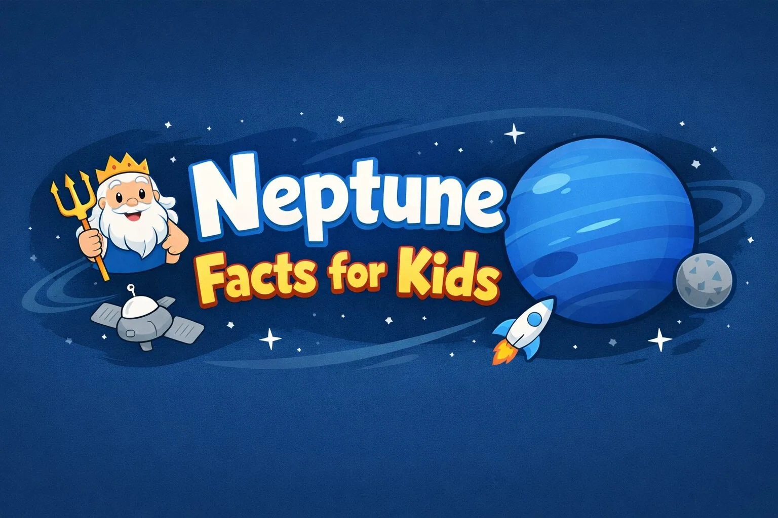 Neptune Facts for Kids: Great Dark Spot, Rings, and 14 Moons