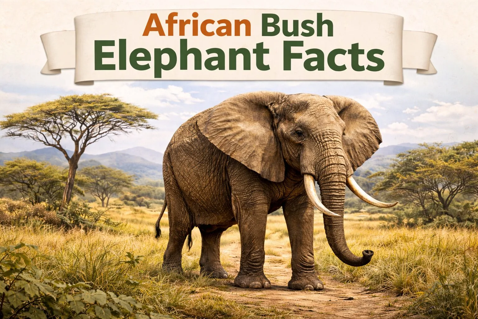 African Bush Elephant Facts – All About African Bush Elephant