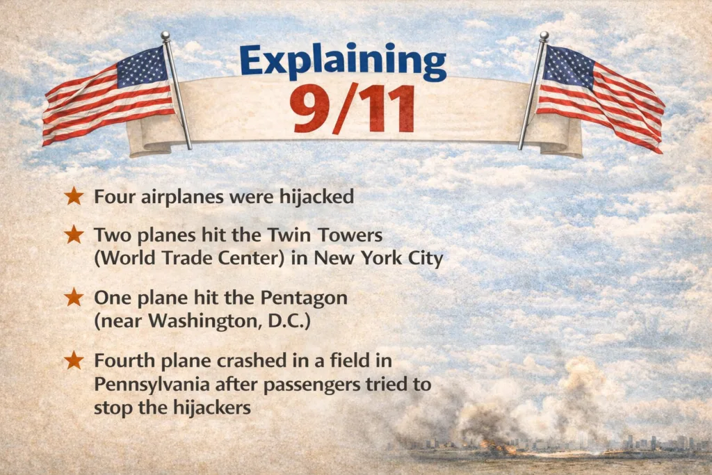 What Happened on 9/11 (Simple Explanation for Kids)