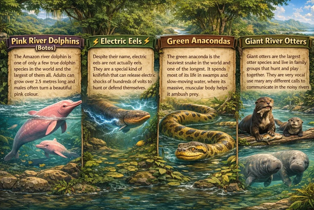Amazing Amazon River Animal Facts