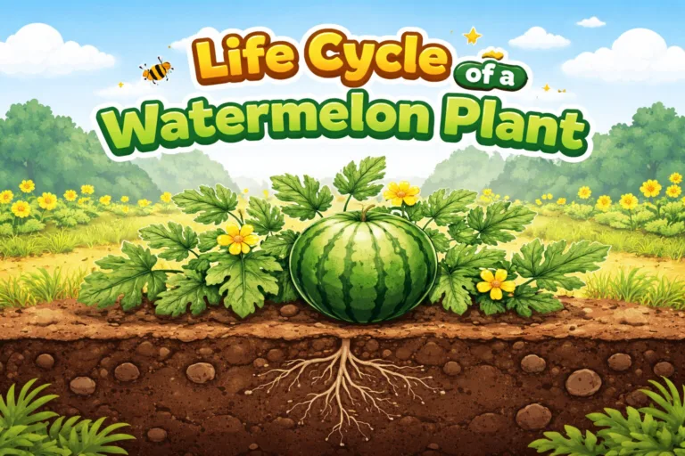 Life Cycle of a Watermelon Plant