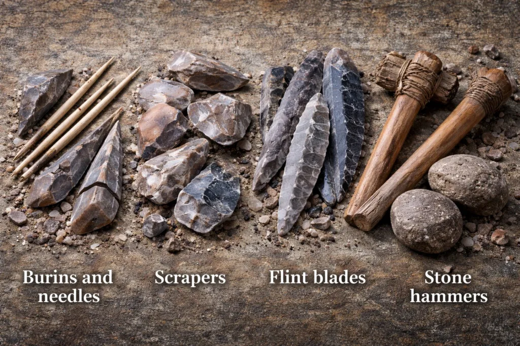 Tools for Art, Clothing, and Shelter