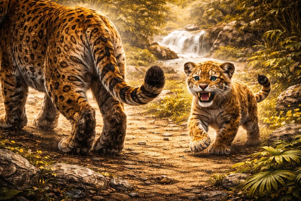 How Did Saber-Tooth Tiger Cubs Learn to Hunt?