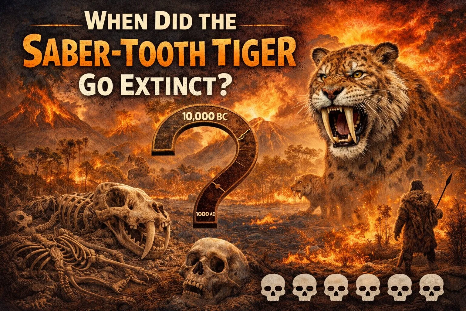 When Did the Saber-Tooth Tiger Go Extinct? – The Last Roar of the Ice Age
