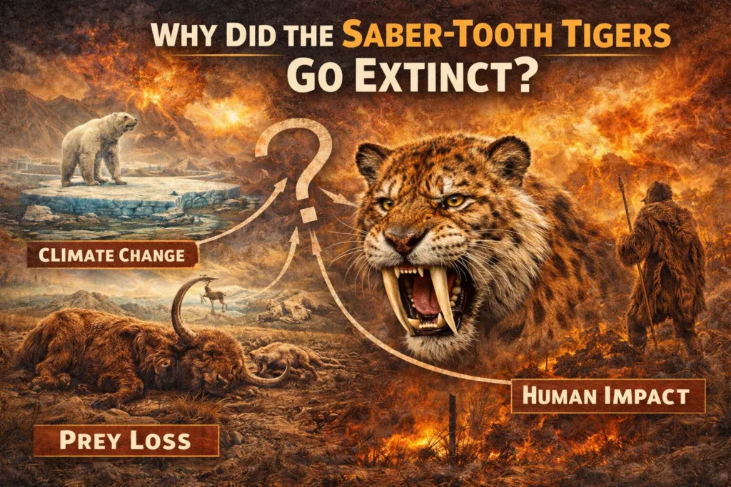 Why Did the Saber-Tooth Tiger Go Extinct?