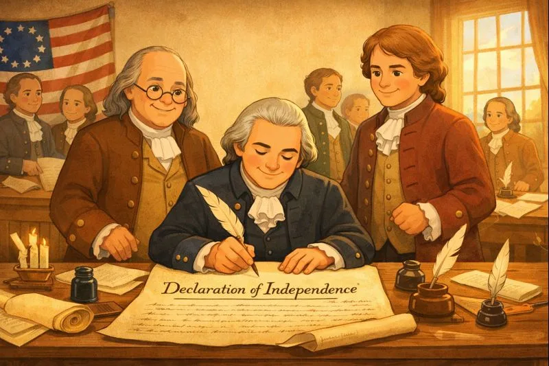 Signing Declaration of Independence