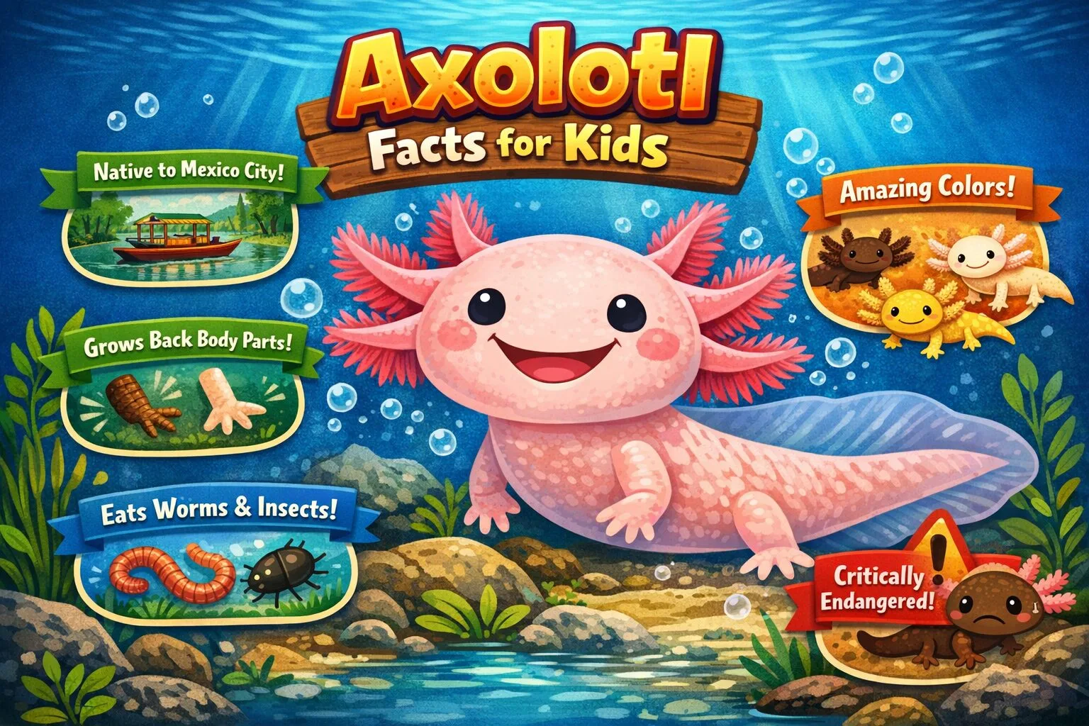 Axolotl Facts for Kids