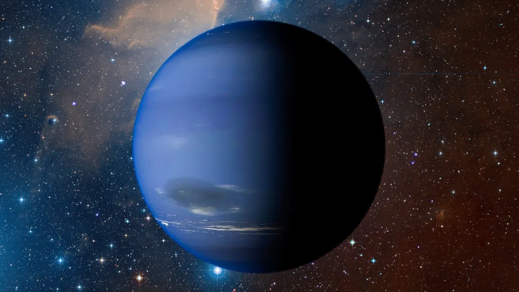 Neptune; an ice giant