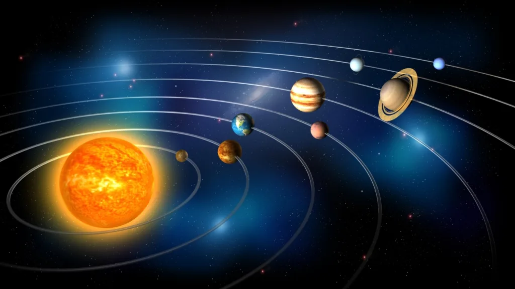 Neptune in solar system