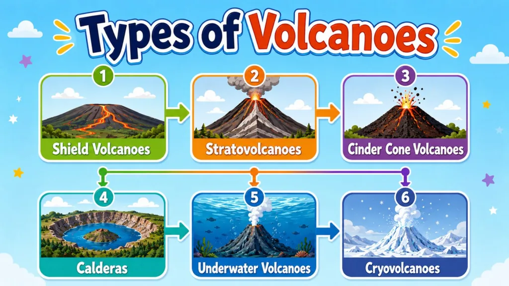 Types of Volcanoes