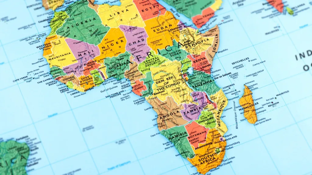 Countris in Africa Continent