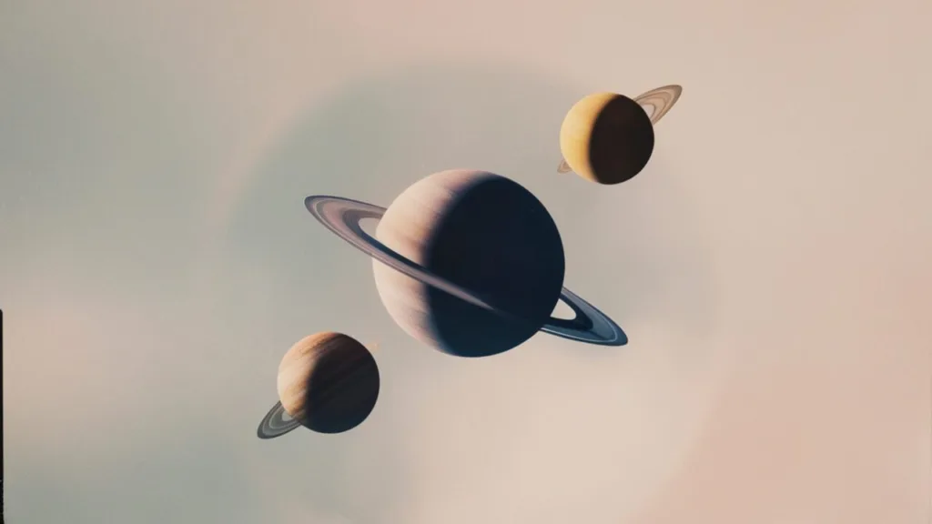 Saturn and its rings
