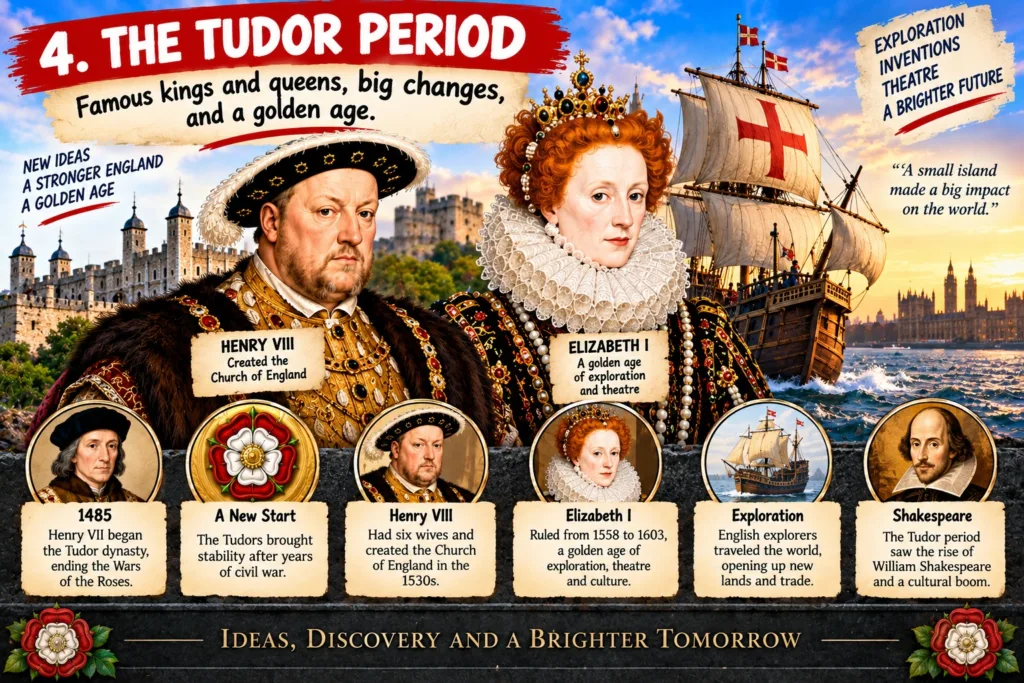 the tudor period england history for kids